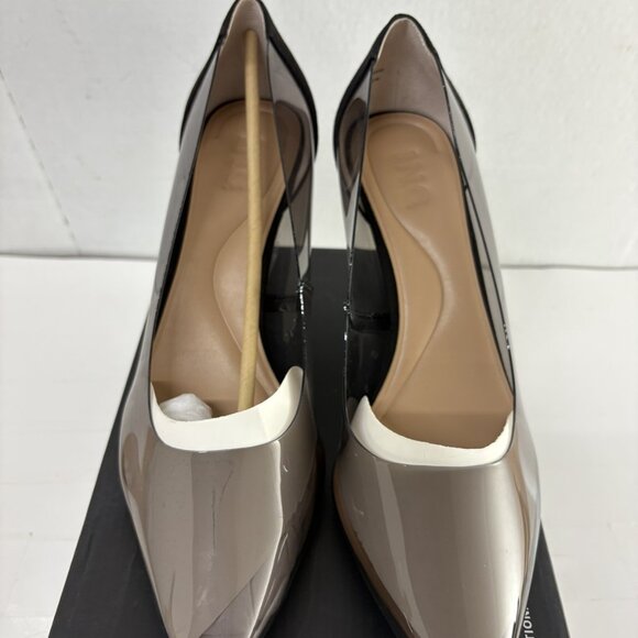 INC International Concepts Women's Zitah Black Vinyl Stiletto Heels - Picture 5 of 6